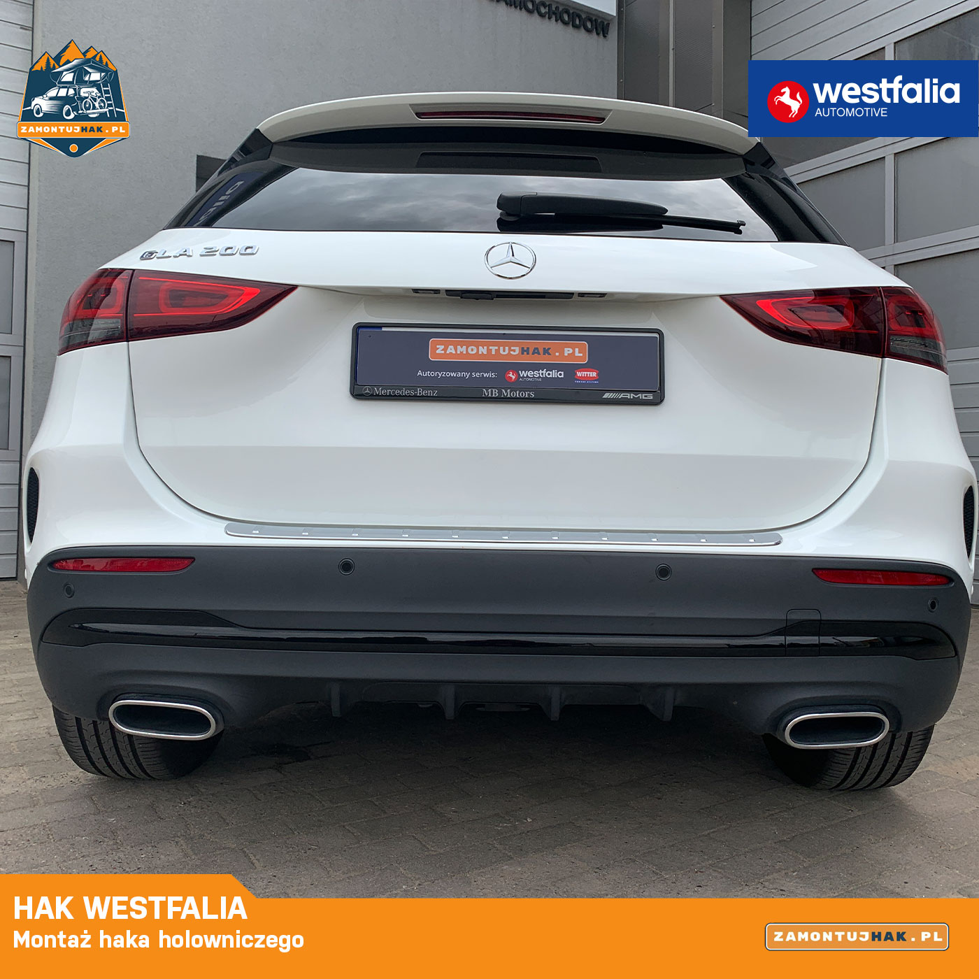 mercedes gla z hakiem holowniczym